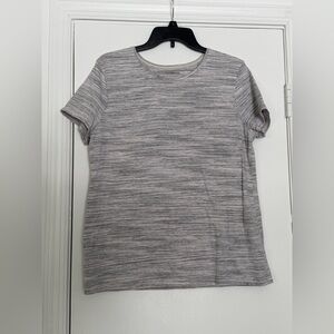 Croft & Barrow Heathered Gray Short Sleeve Tee